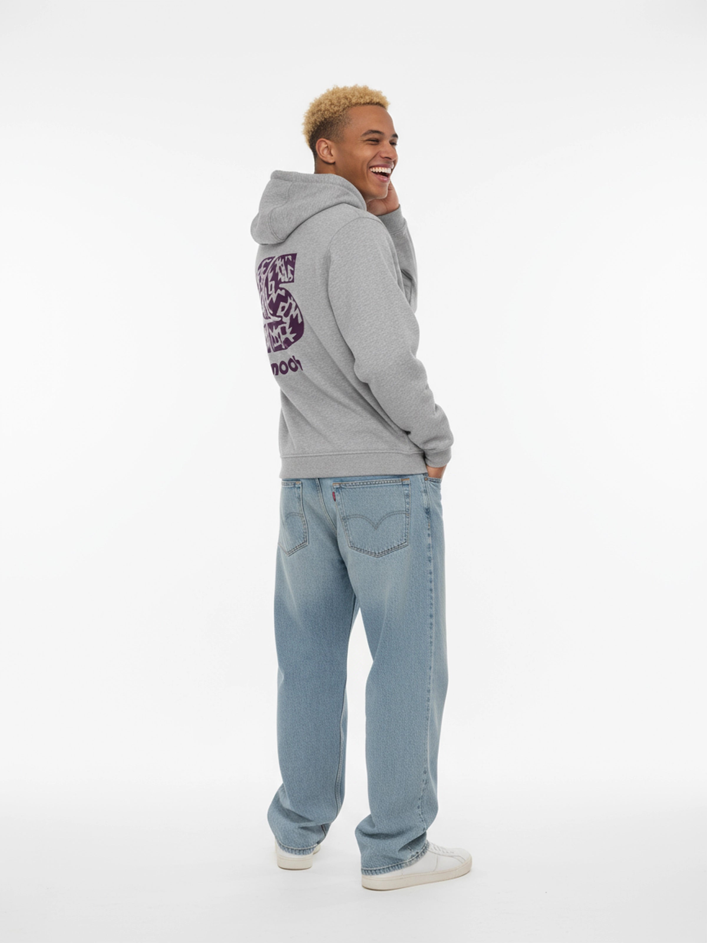 Grey Hoodie / S 90's