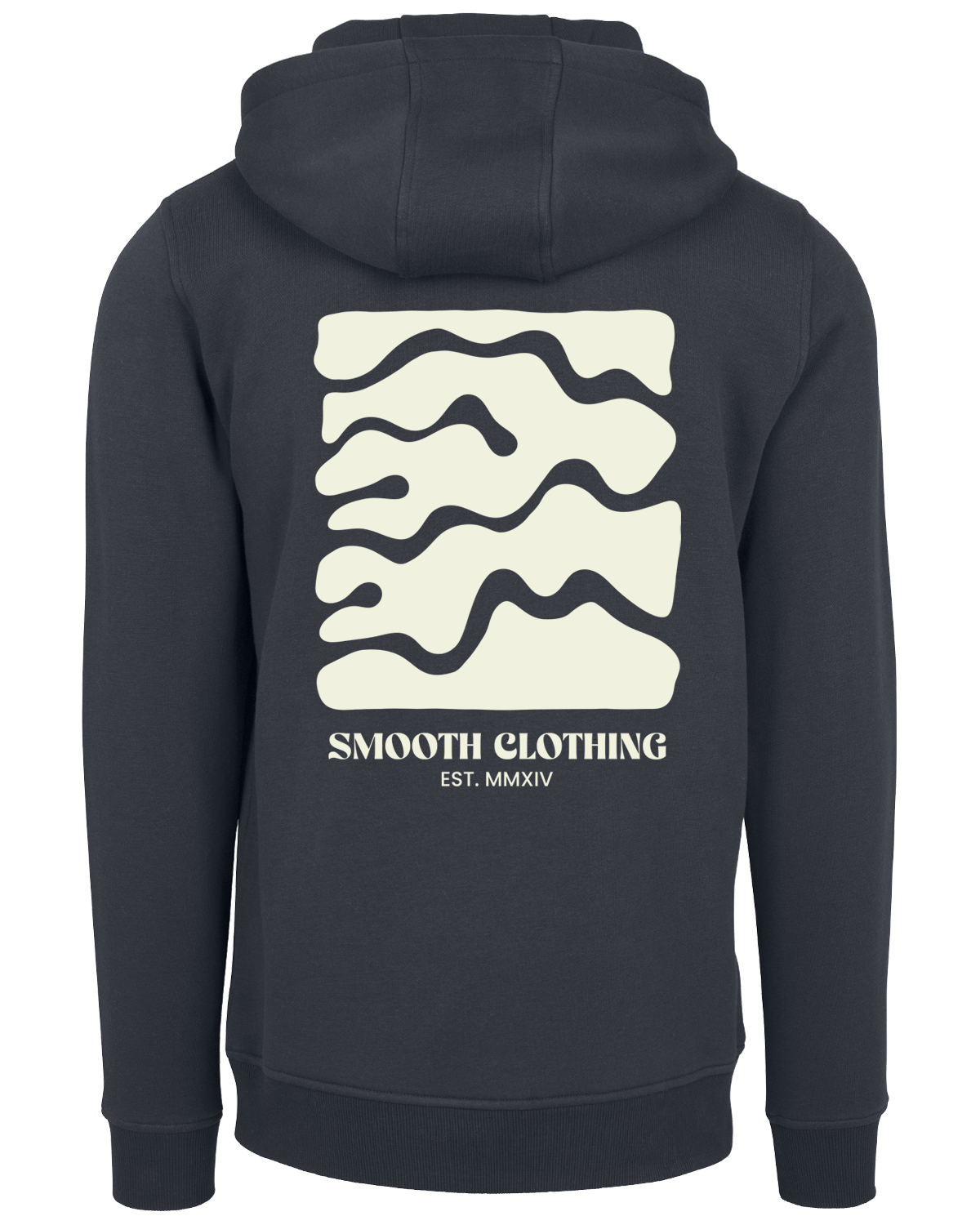 Navy Hoodie / Waves Men