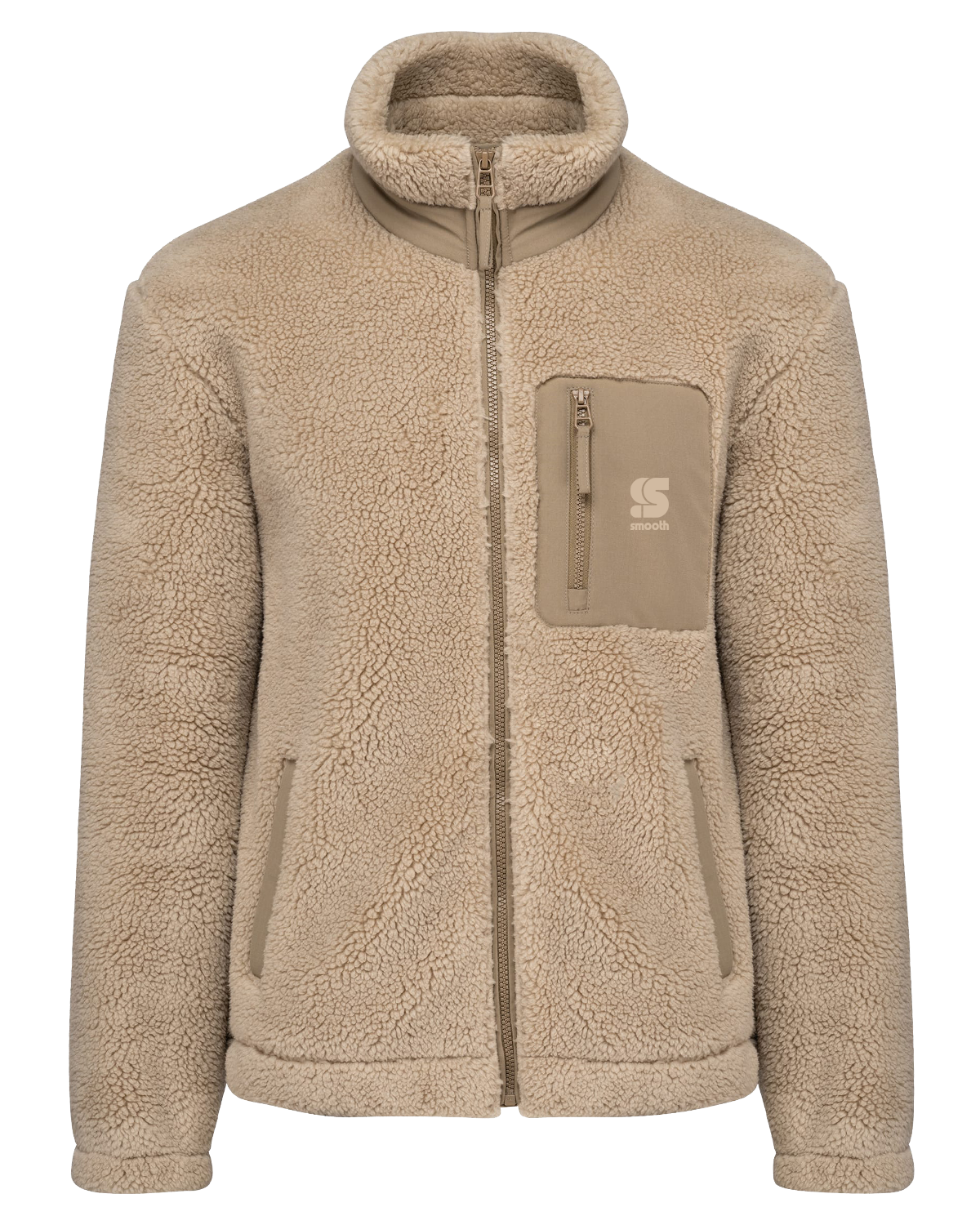 Sand Sherpa Jacket / S Embroidery