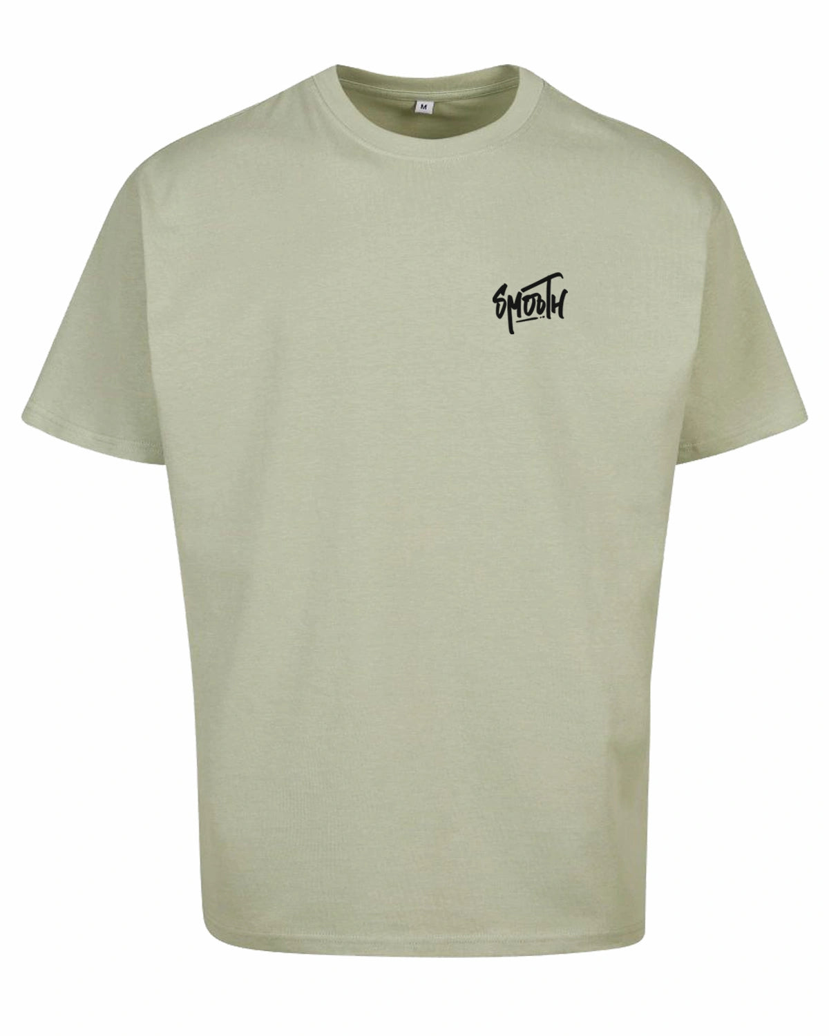 Soft Salvia Heavy T / Dainty Black Front Men