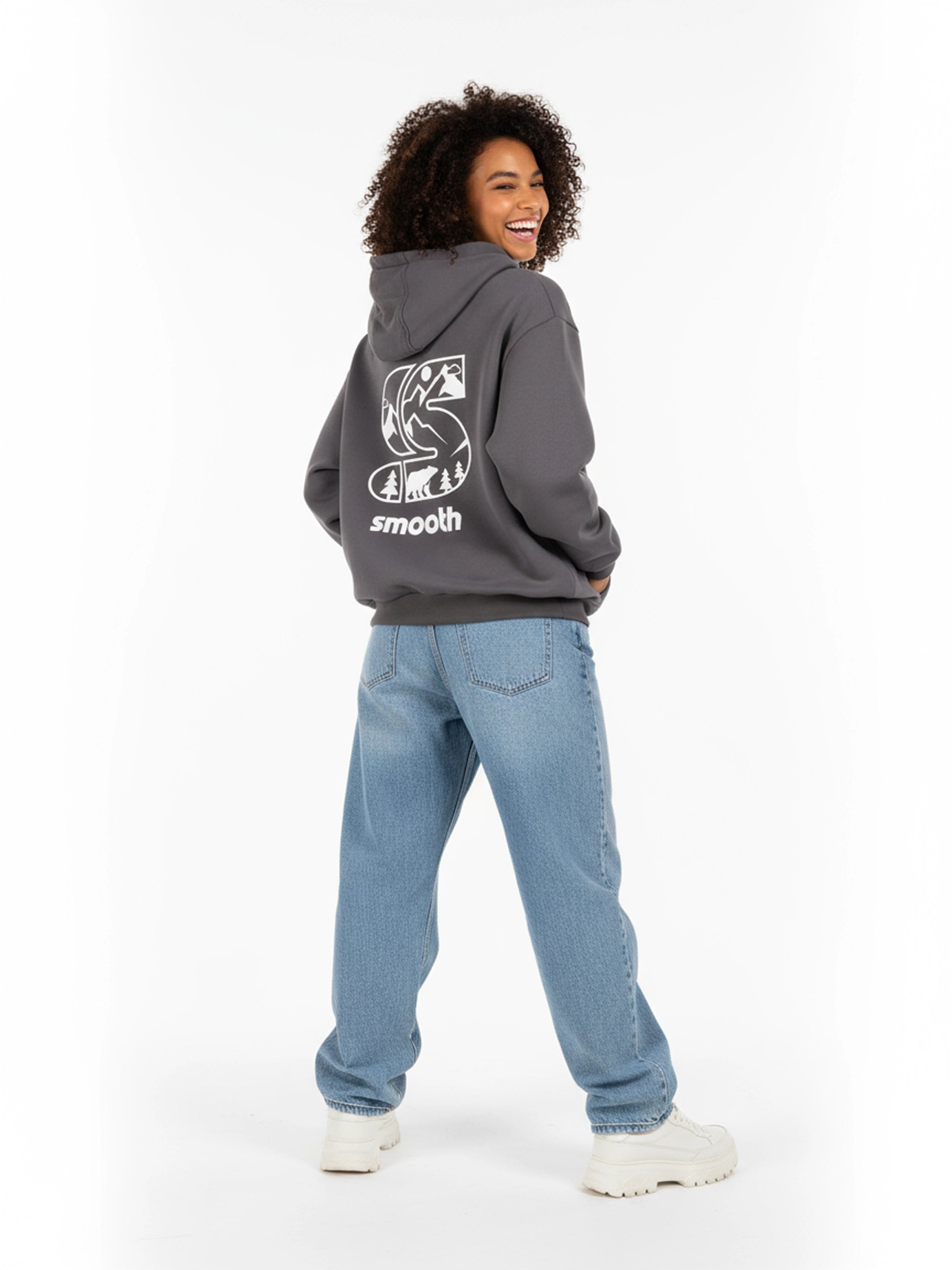 Magnet Heavy Oversized Hoodie - S Mountains