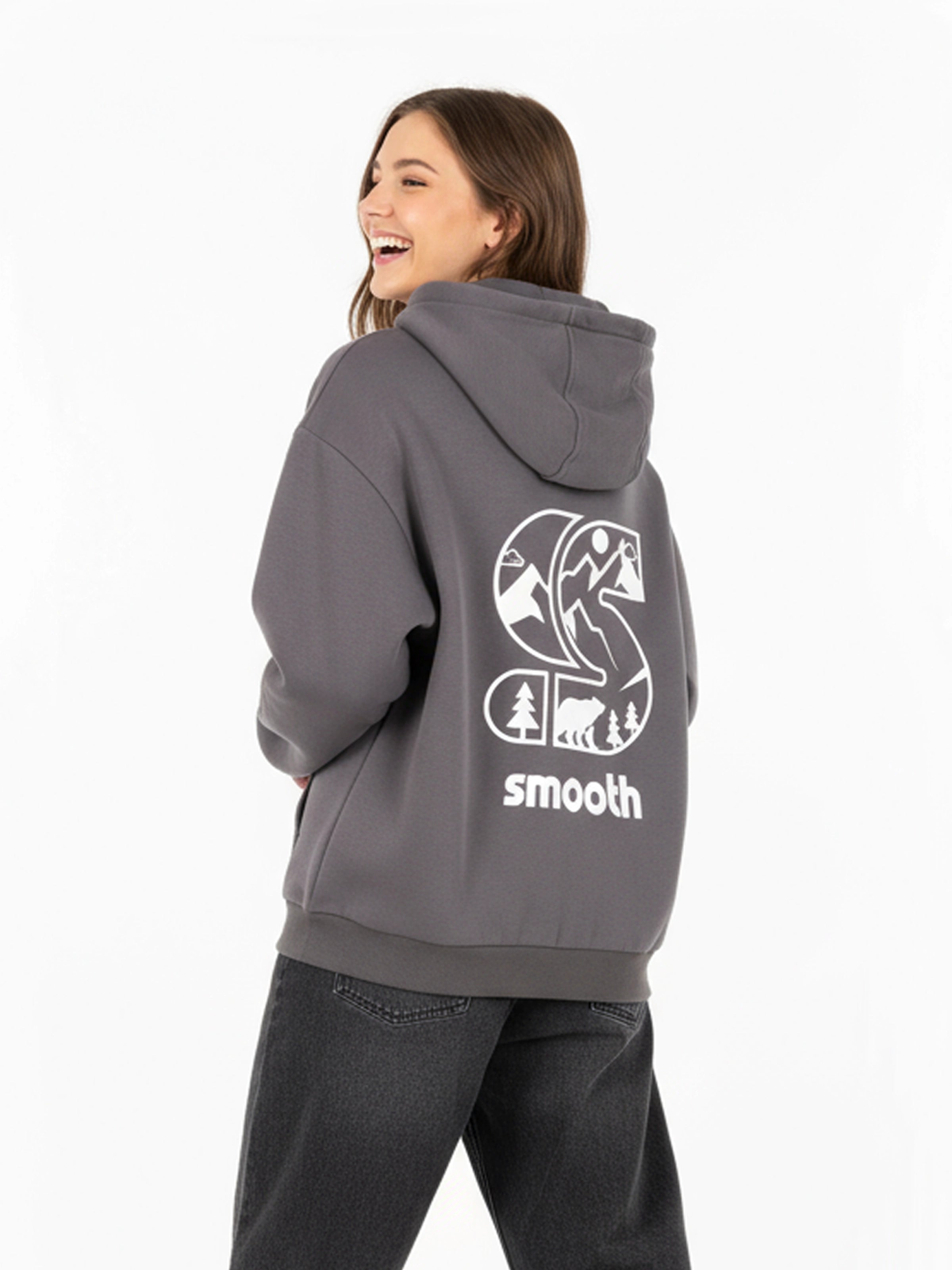 Magnet Heavy Oversized Hoodie - S Mountains