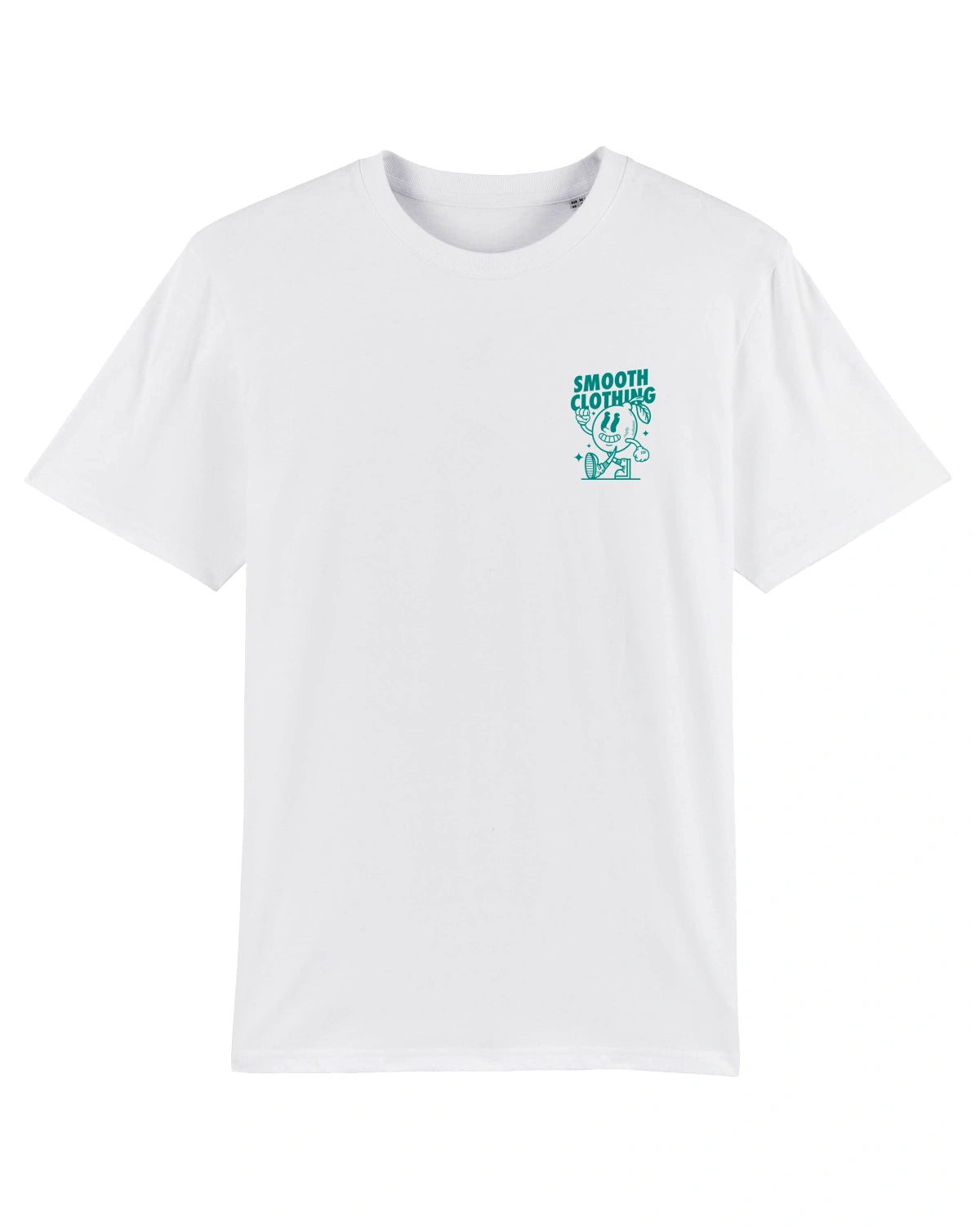 White T / Lime Green Front+Back Men
